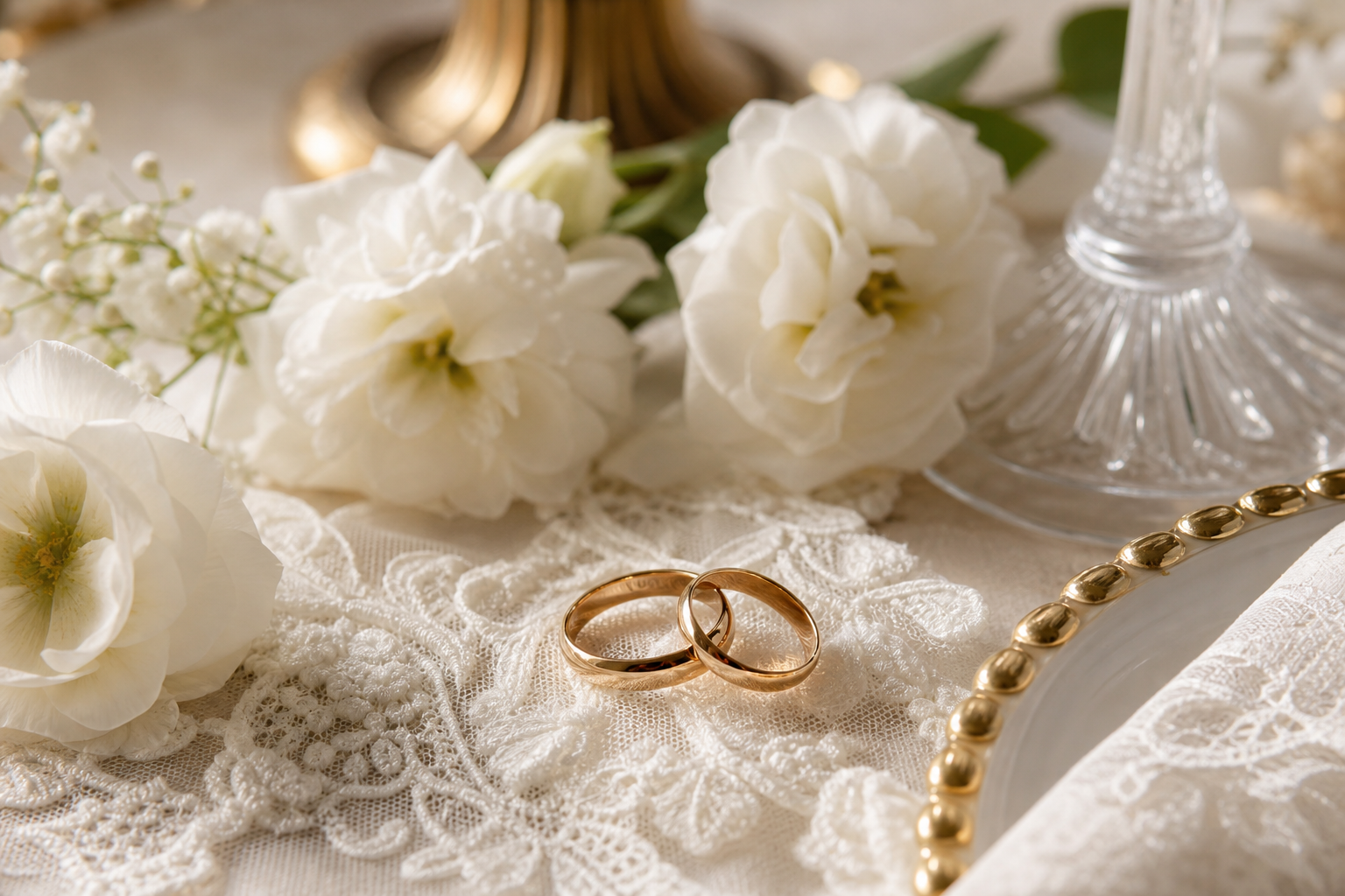 Dettagli eleganti del matrimonio